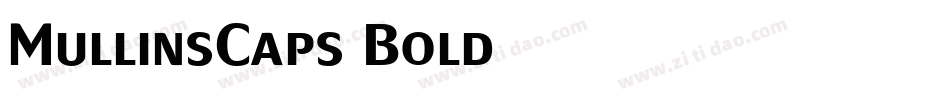 MullinsCaps Bold字体转换